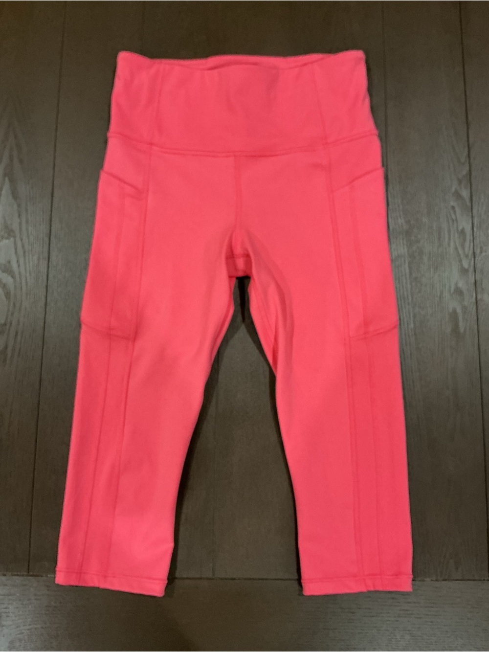 Athleta High-Waist Active Capri Leggings - Bright Coral